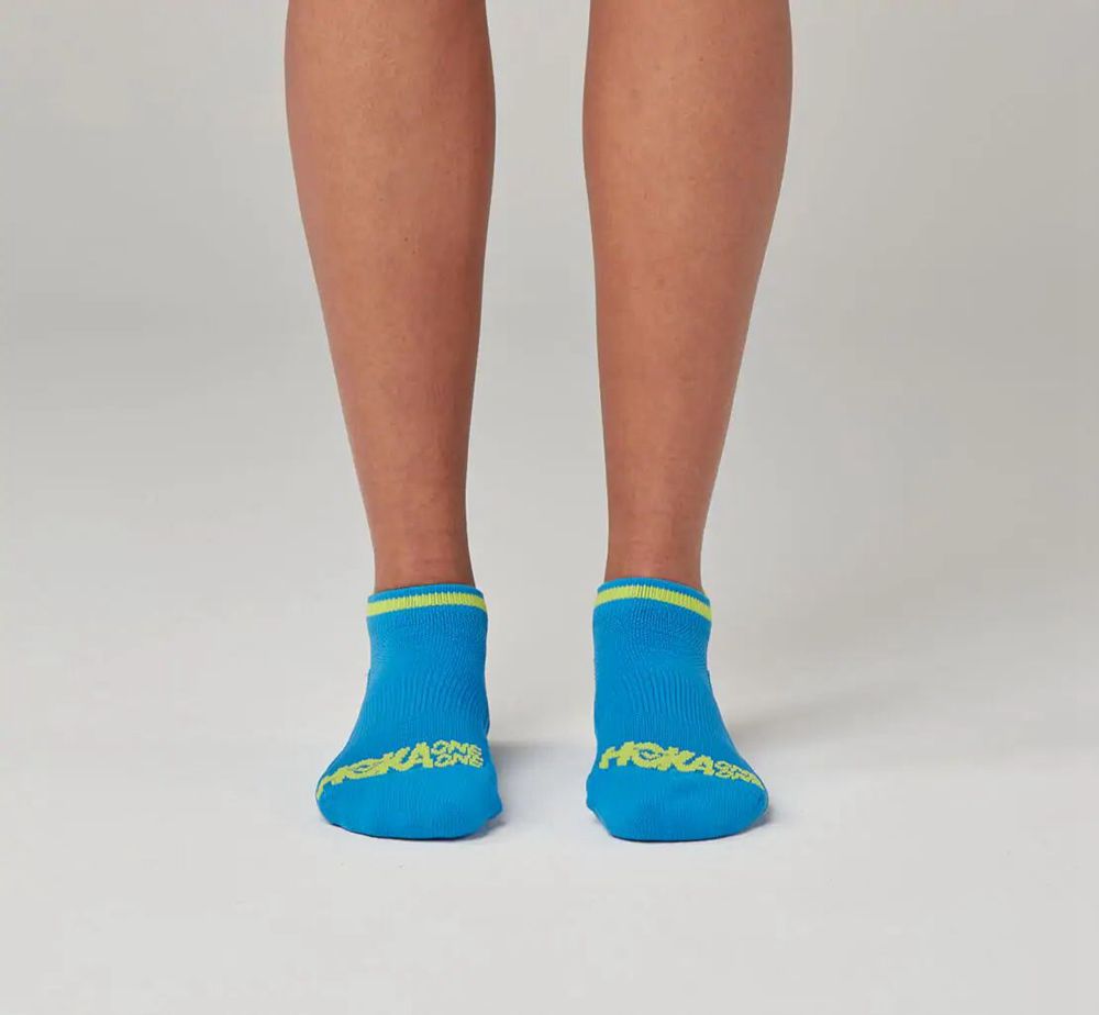 Hoka Sock NZ - Hoka All Gender Per Diva Blue / Citrus (DBO950163)